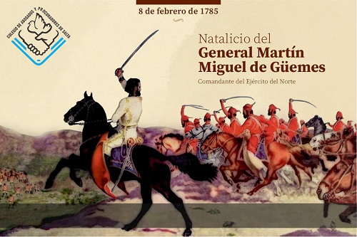 CONMEMORACIÓN NATALICIO GRAL GUEMES, HÉROE NACIONAL SALTEÑO
