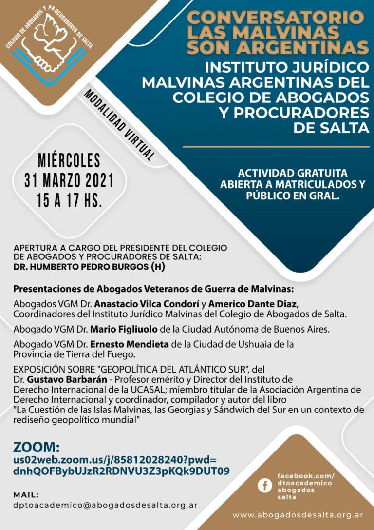 CONVERSATORIO LAS MALVINAS SON ARGENTINAS