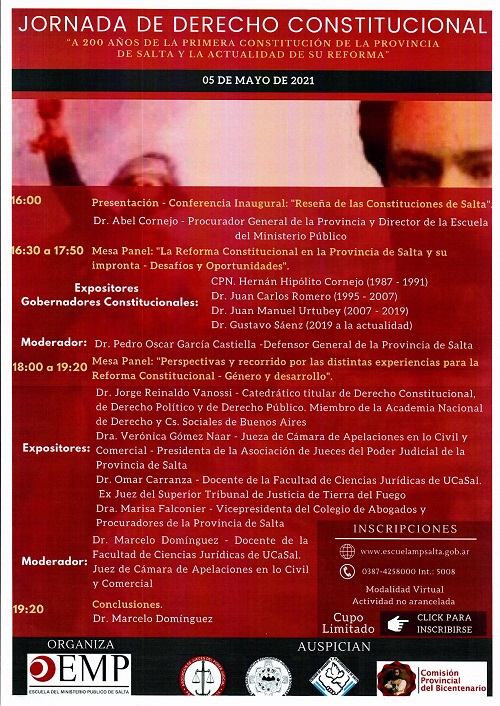 JORNADA DERECHO CONSTITUCIONAL – 2021