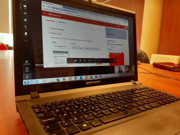 SERVCIO DE CARTA DOCUMENTO A TRAVES DE LA PLATAFORMA DE ANDREANI