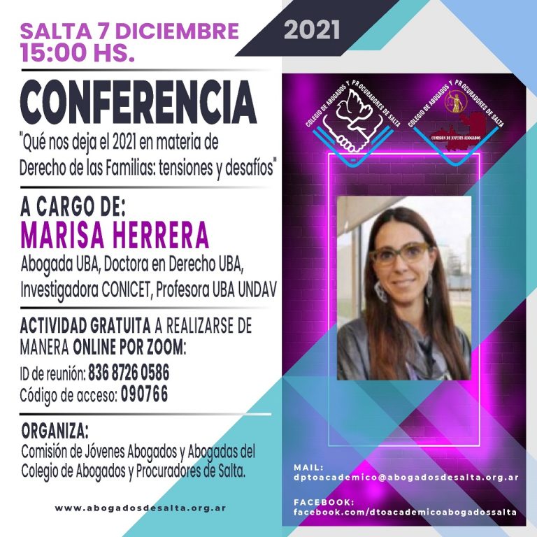 Conferencia Magistral – 2021