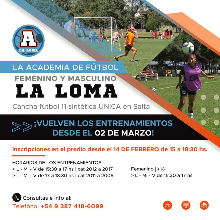 LA ACADEMIA DE FUTBOL FEMENINO Y MASCULINO “LA LOMA”