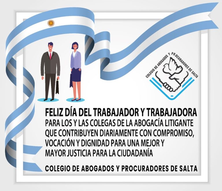 FELIZ DÍA DEL TRABAJADOR Y TRABAJADORA