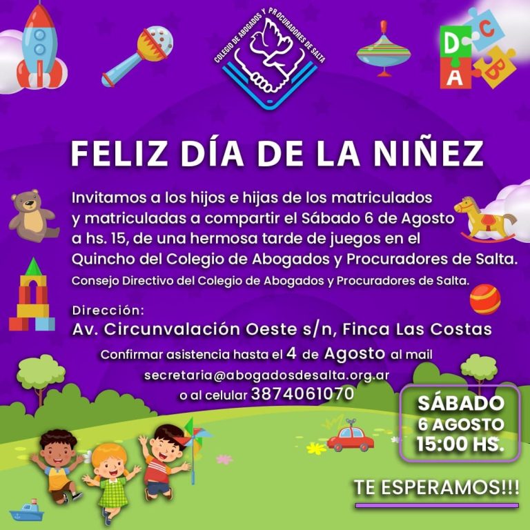 FELÍZ DÍA DE LA NIÑEZ