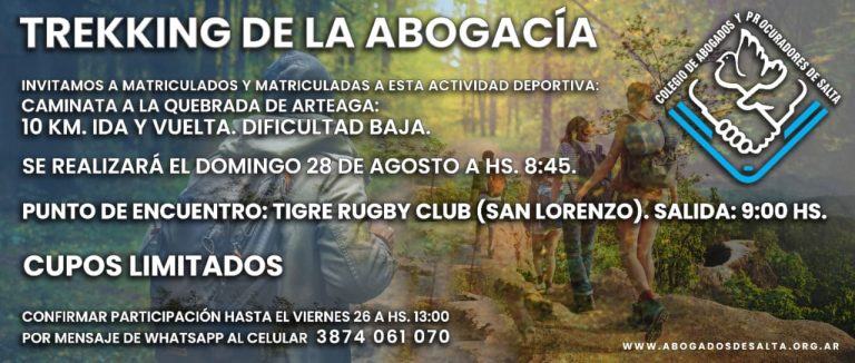 TREKKING DE LA ABOGACÍA