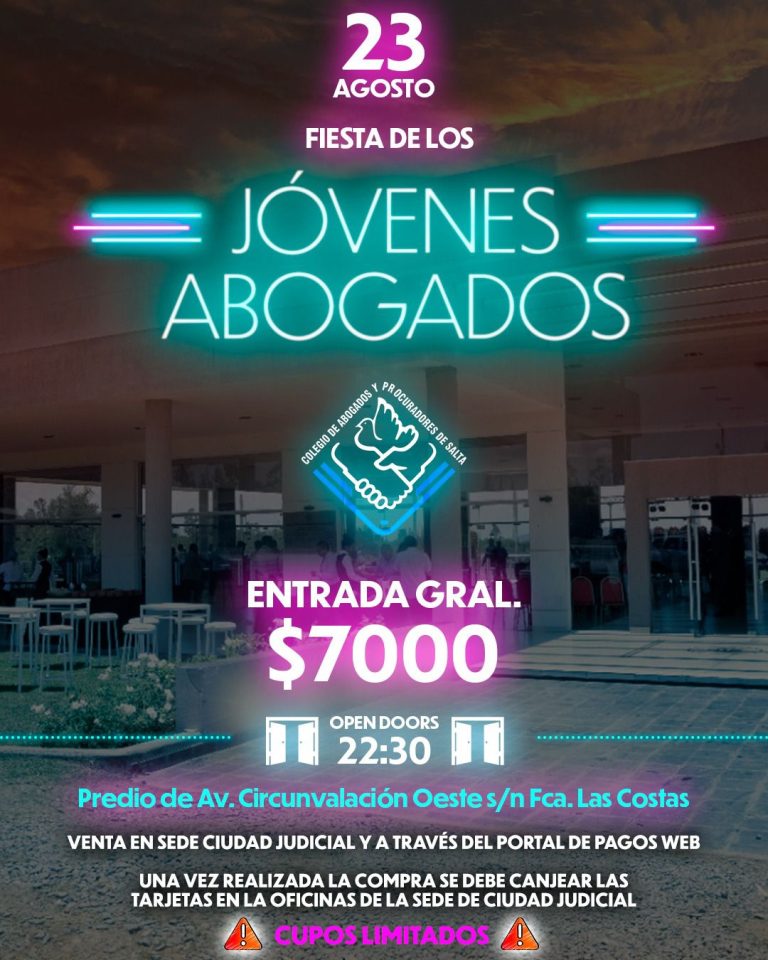 🎉 Festejo de los Jóvenes Abogados