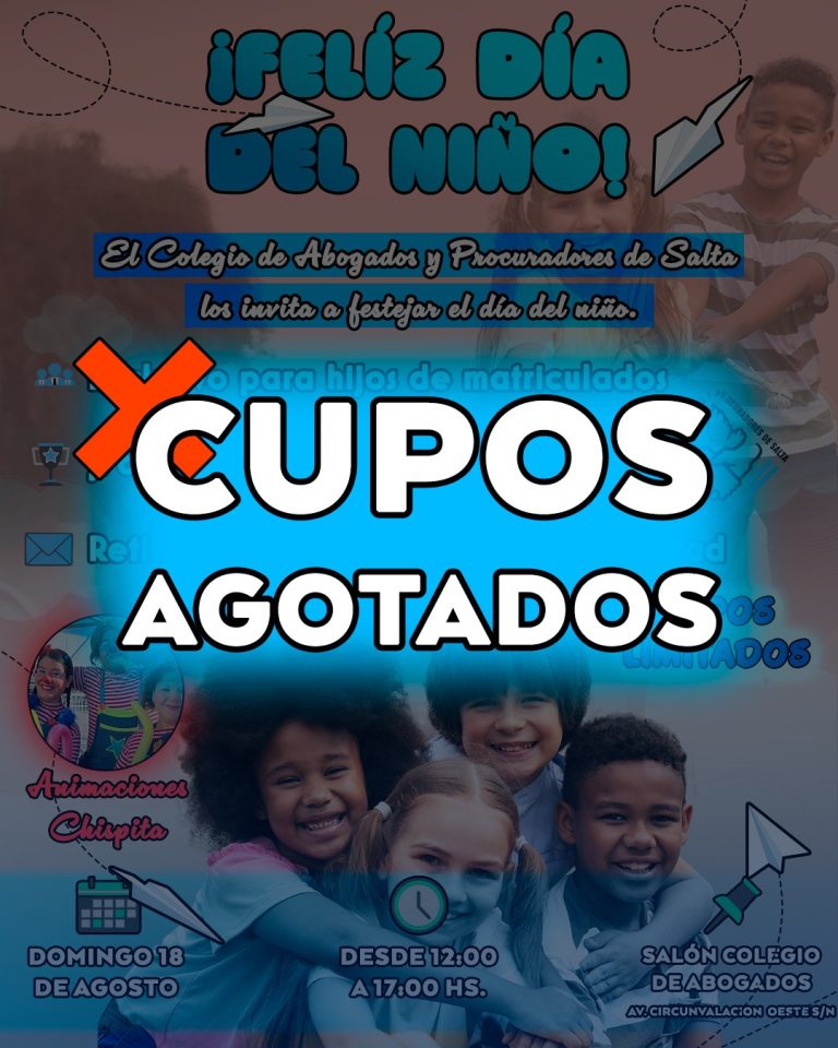 CUPOS AGOTADOS