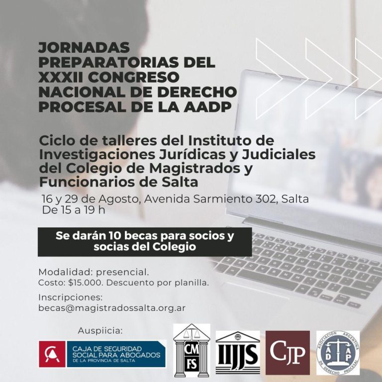 Jornadas Preparatorias del XXXII Congreso Nacional de Derecho Procesal