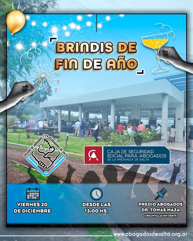 BRINDIS DE FIN DE AÑO