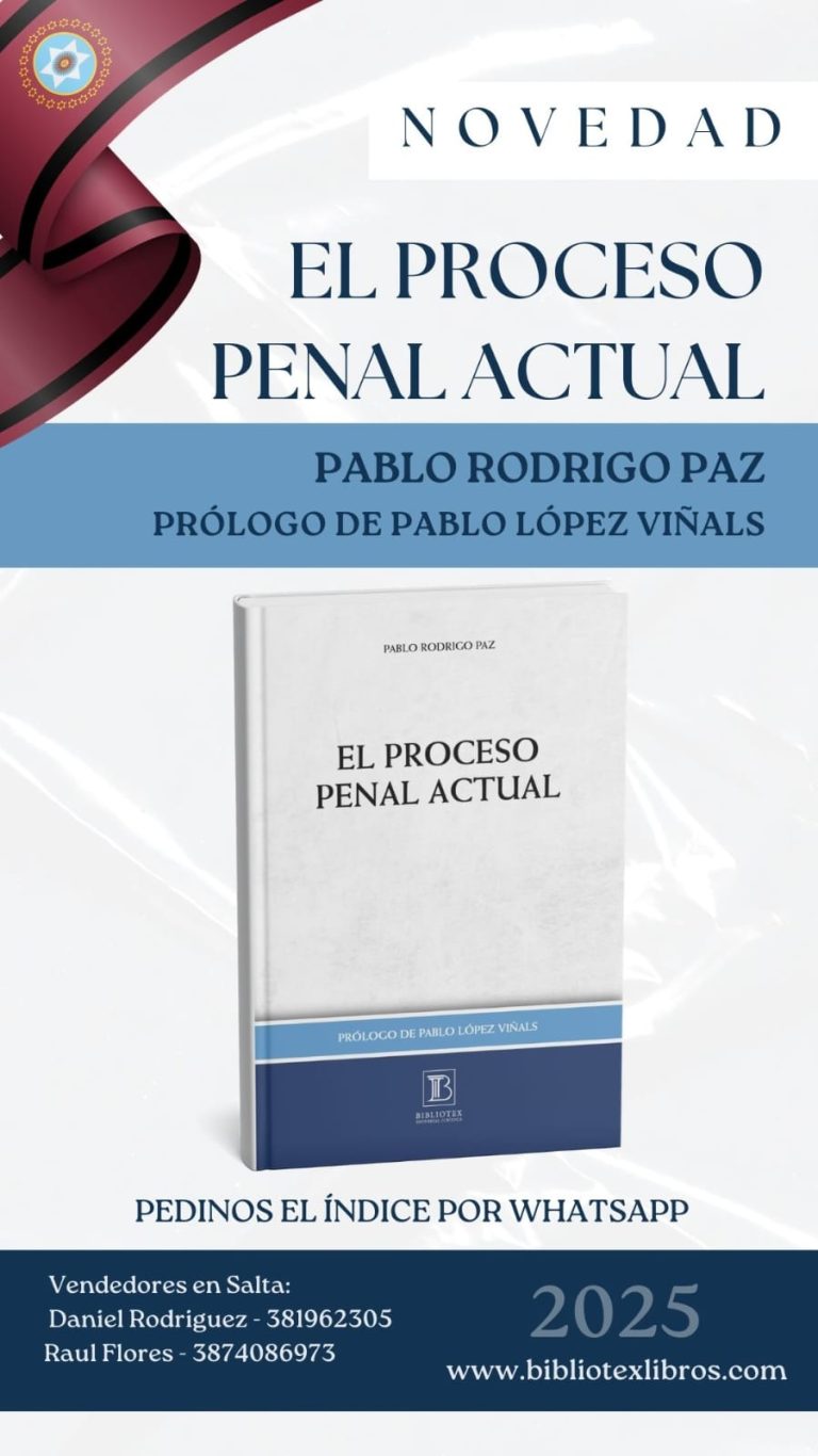 EL PROCESO PENAL ACTUAL