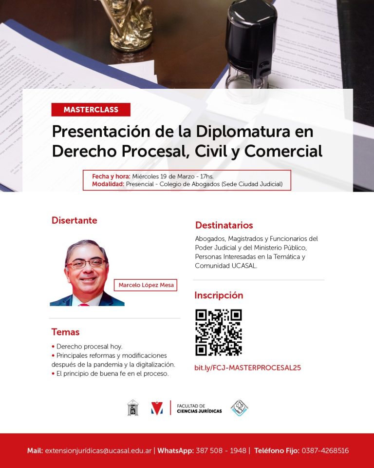 🔴 Conferencia sobre derecho procesal, civil y comercial