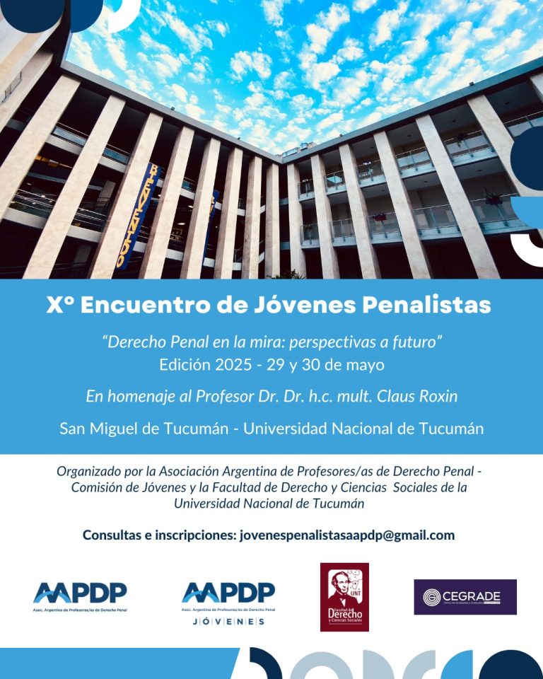Xº Encuentro de Jóvenes Penalistas