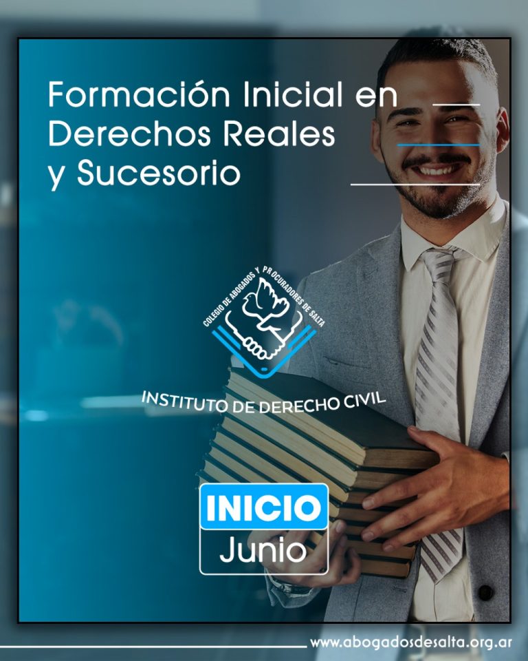 ¡Formación inicial en Derechos Reales y Sucesorio para jóvenes abogados!