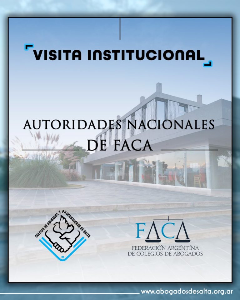 ⚖️ Visita institucional de autoridades de FACA